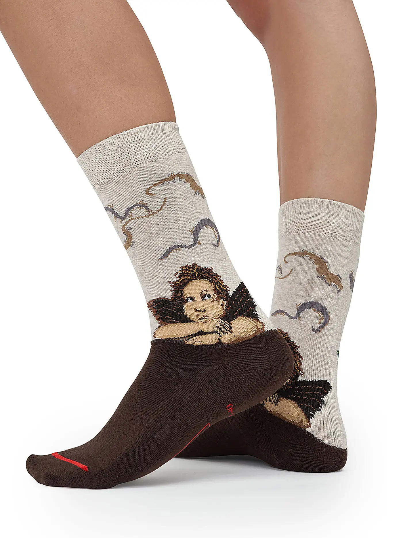 MUSEARTA | Herren Socken ANGELS sand (40-46) | 